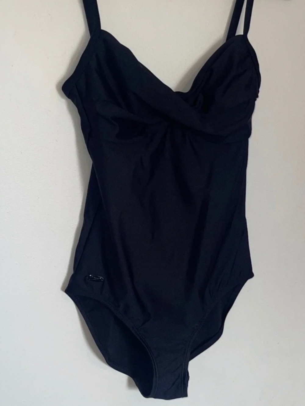 Speedo Women One Piece Swimsuit Cross Knot, Swimsuit, Black size 8